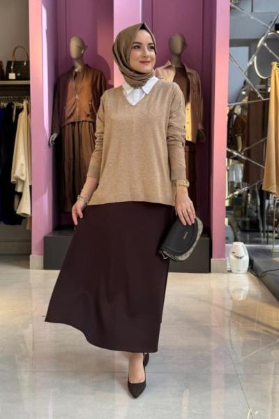 Scuba Basic Etek Kahverengi