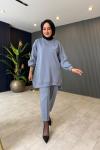 Taş Detaylı Pantolon Takım
