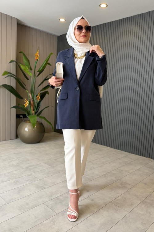 Tencel Lycell Blazer Ceket