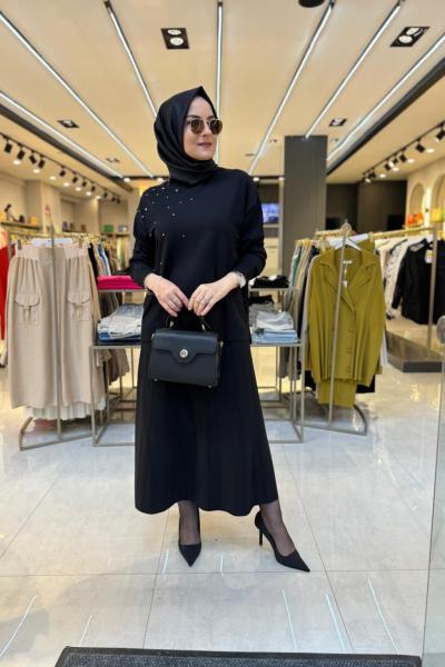 Tığ Triko Rayon Etekli Takım