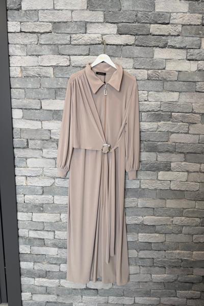 Toka Detaylı Fermuarlı Kap