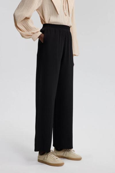 Touche Beli Lastikli Bol Paça Pantolon