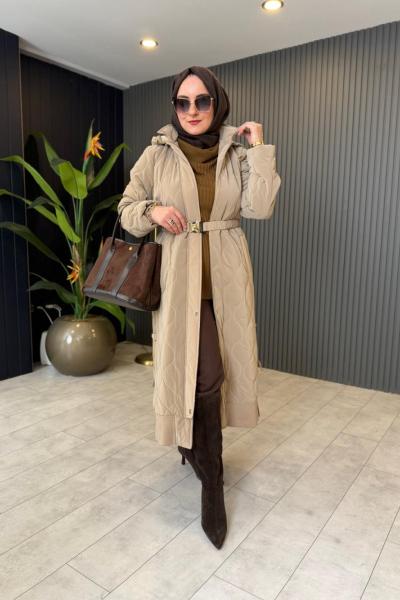 Yanları Fermuar Detaylı Premium Tasarım Mont