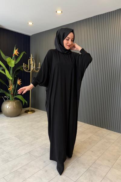 Yarasa Kol Sandy Elbise