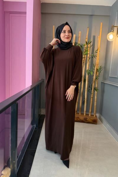 Yarasa Kol Sandy Elbise