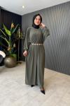 Yarasa Kol Sandy Elbise