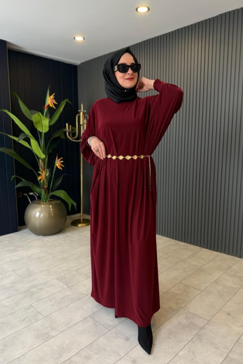 Yarasa Kol Sandy Elbise