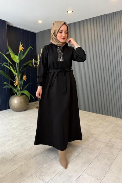 Zımba Taş Detaylı Oysho Elbise