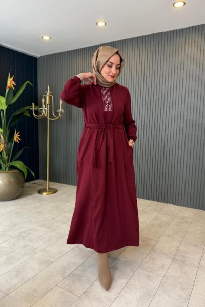 Zımba Taş Detaylı Oysho Elbise