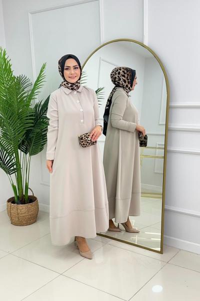 ADA ELBİSE-BEJ Bej