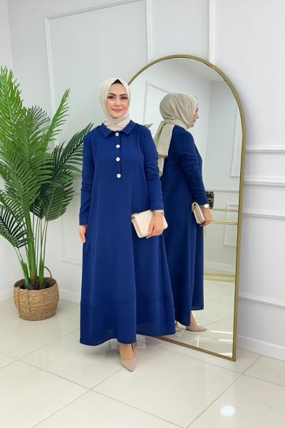 ADA ELBİSE-LACİVERT Lacivert
