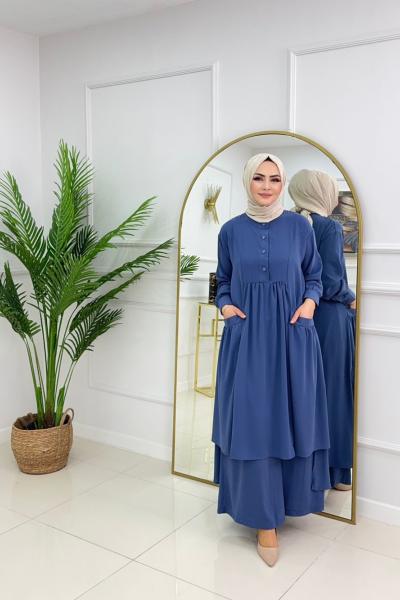 ASLI TAKIM - MAVİ İndigo mavi