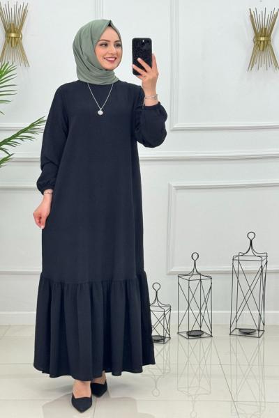 Azra Elbise-Siyah Siyah