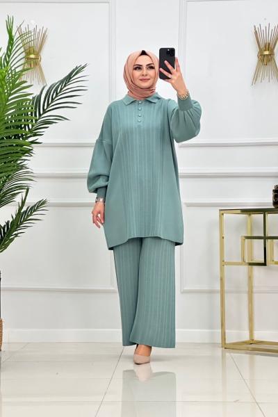 BALON KOL ZARİF TAKIM-MİNT YEŞİLİ Mint Yeşili