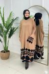 BERFİN ELBİSE-CAMEL  Camel
