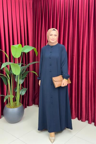 BİHTER ELBİSE - LACİVERT Lacivert