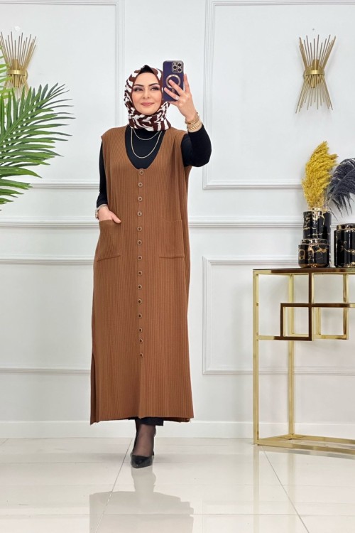 CEREN YELEK-KAHVERENGİ Kahverengi