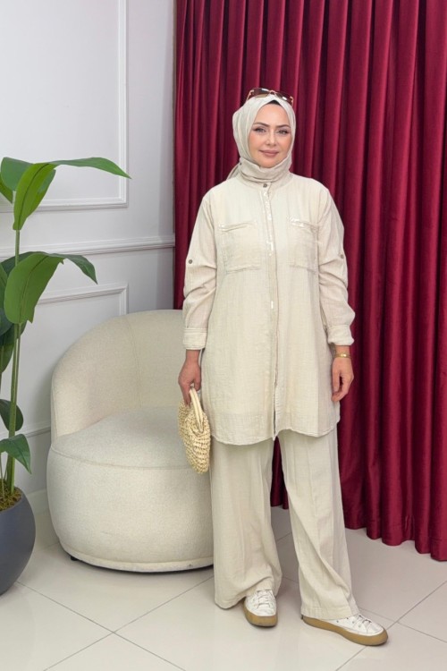 CLAY KETEN TAKIM - BEJ Bej
