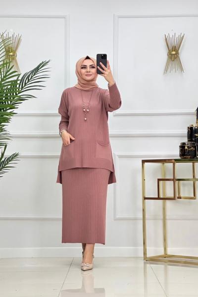 DEMET ETEKLİ TRİKO TAKIM-PUDRA Pudra