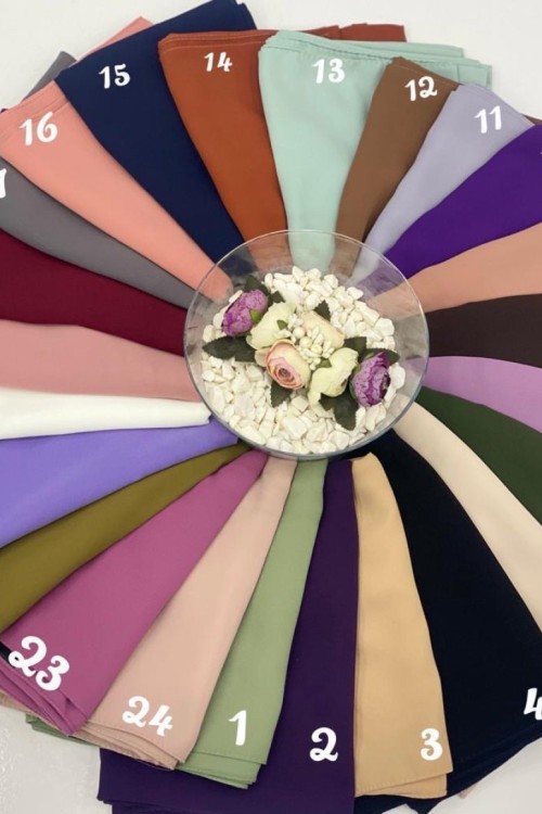 Düz Şal Medine İpeği Beyaz