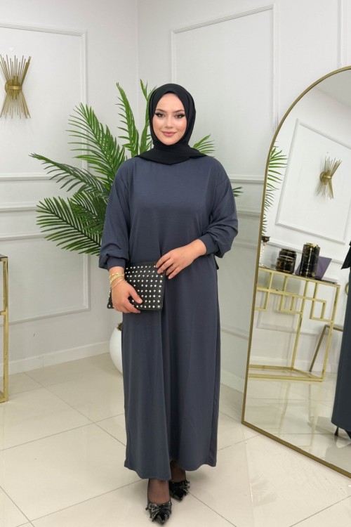 ELSA OYSHO ELBİSE - ANTRASİT Antrasit