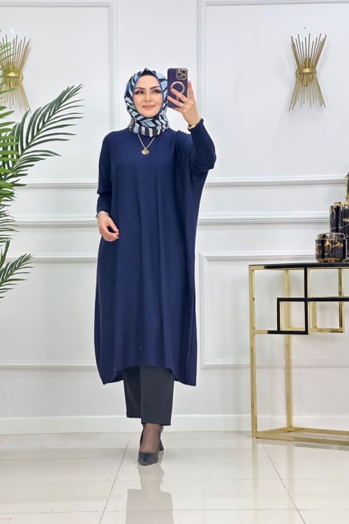 EVİN TRİKO TUNİK-LACİVERT Lacivert