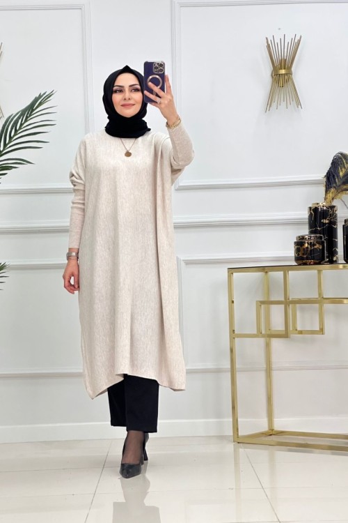 EVİN TRİKO TUNİK-BEJ Bej