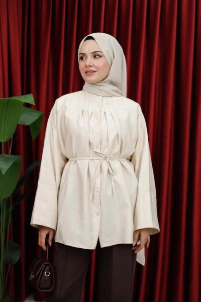 HOLA GÖMLEK - BEJ Bej