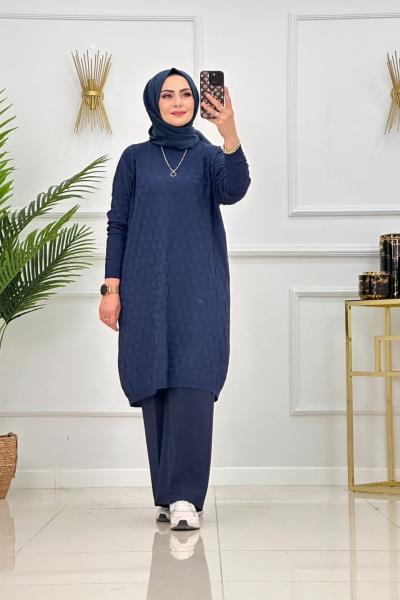 İkbal tunik Lacivert