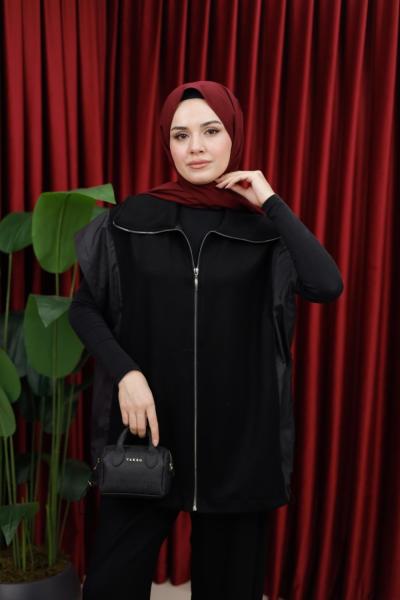 LEDA OYSHO TAKIM - SİYAH Siyah