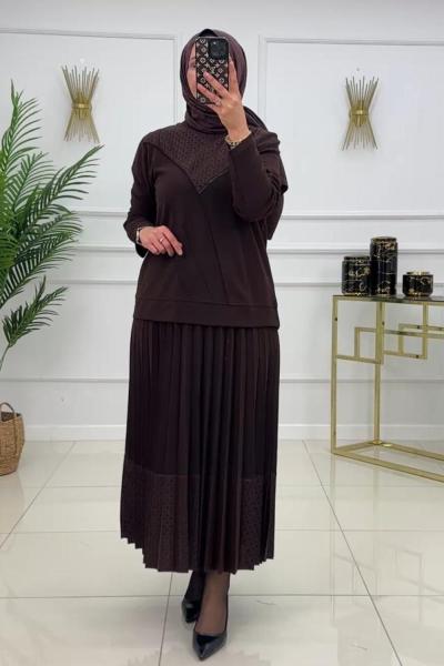 LİDYA ETEKLİ TAKIM - ACI KAHVE Acı Kahve