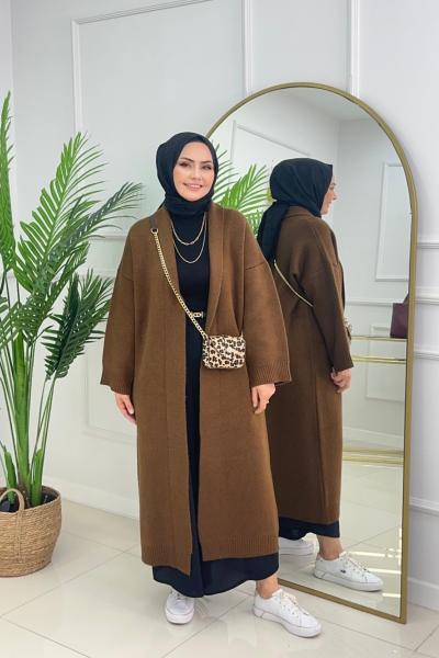 LİNDA HIRKA- KAHVERENGİ Kahverengi