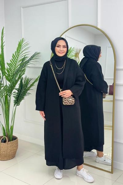 LİNDA HIRKA - SİYAH Siyah