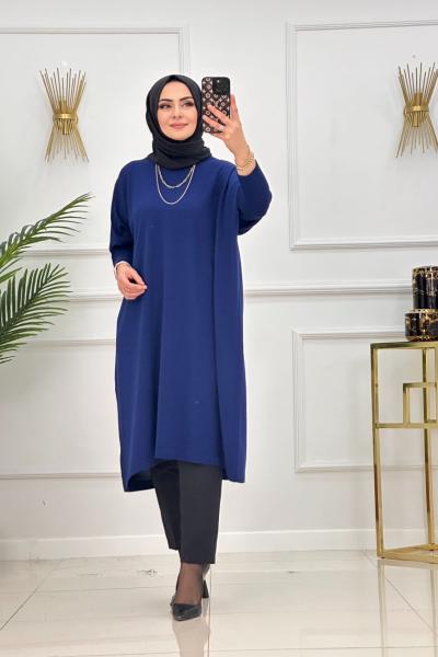 LOREN TUNİK-LACİVERT Lacivert