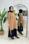 LUMİA MERSERİZE TUNİK - CAMEL Camel