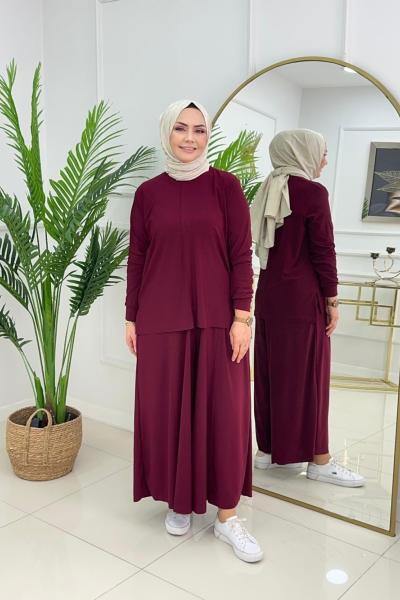 MELODİ SANDY TAKIM - BORDO Bordo
