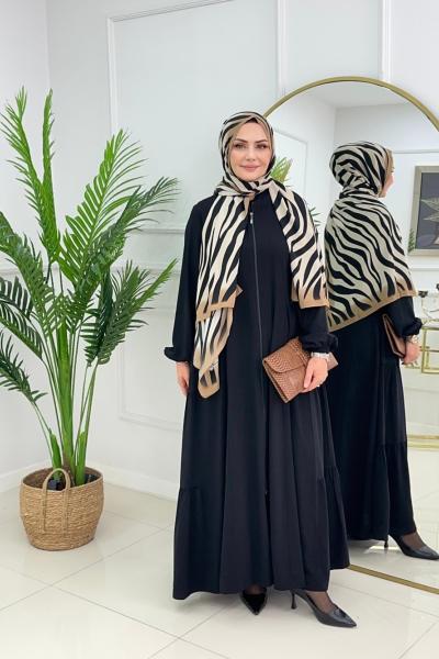 MİHRA FERACE - SİYAH Siyah