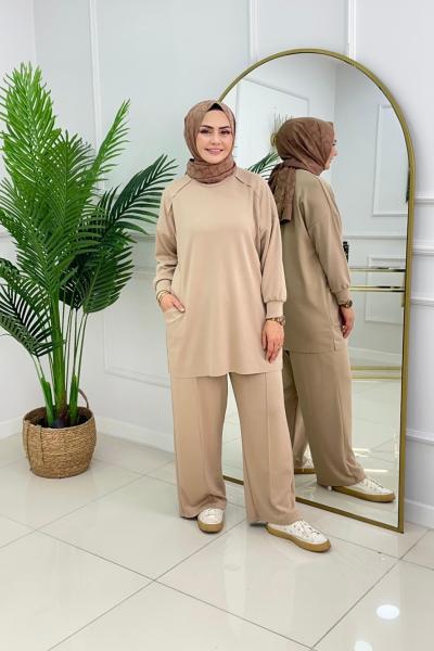 MİNA TAKIM - BEJ Bej