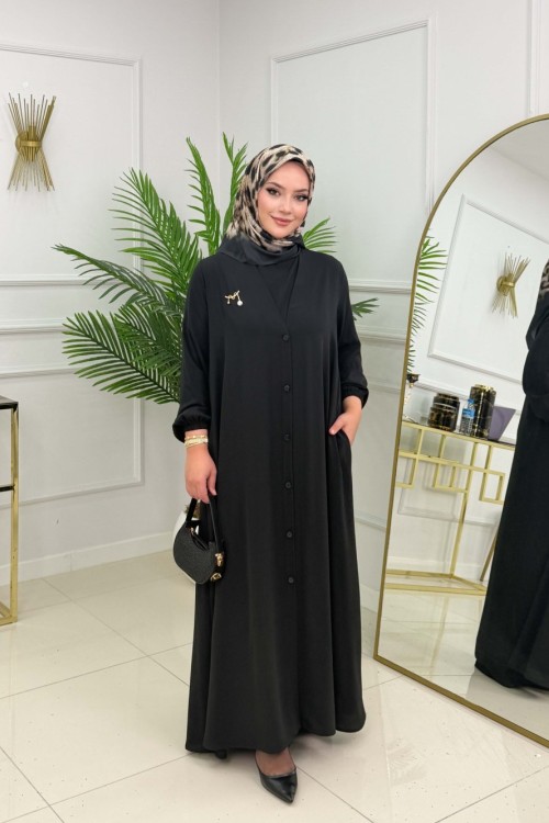 NESLİHAN ABAYA-SİYAH Siyah