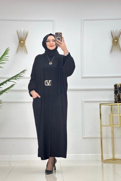 NİLAY TRİKO HIRKA-SİYAH Siyah