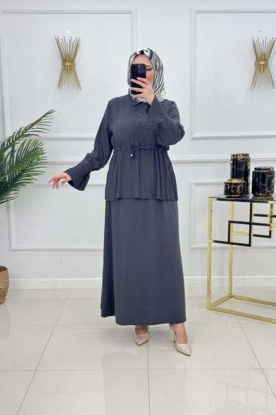 NİSAN ETEKLİ TAKIM-ANTRASİT Antrasit