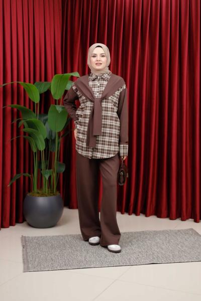 NORA EKOSE TAKIM - KAHVERENGİ Kahverengi