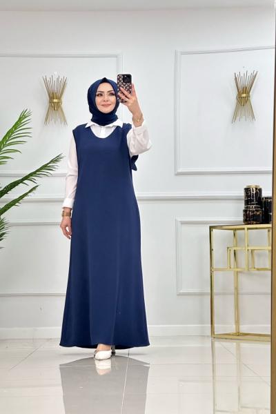 NORA JİLE-LACİVERT Lacivert