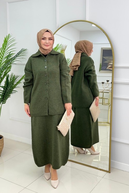 ÖYKÜ ETEKLİ TAKIM - HAKİ Haki