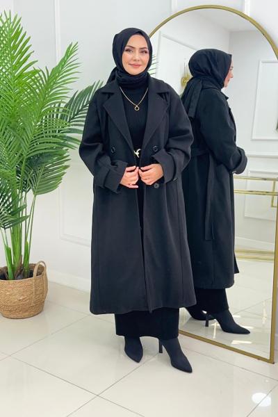 PREMIUM KAŞE KABAN - SİYAH Siyah