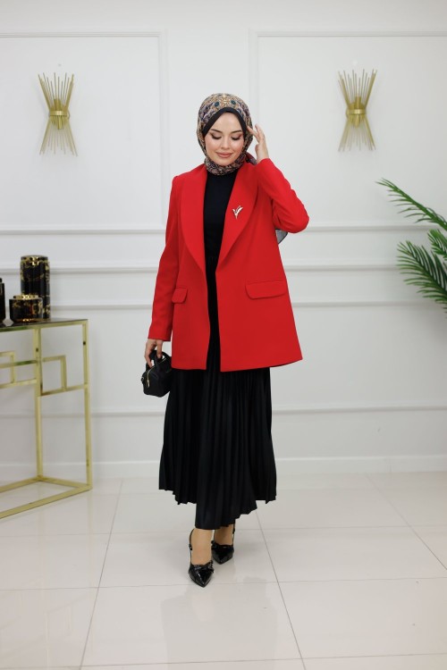 RÜYA CEKET-KIRMIZI Kırmızı