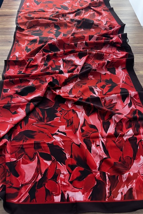 Şal Siyah Kırmızı