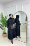 SEVDA ETEKLİ TAKIM - SİYAH Siyah