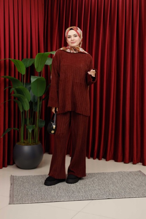 SOFT ANGORA TAKIM - BORDO Bordo
