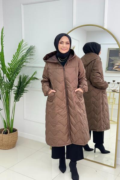 STAR KAPİTONE MONT - KAHVERENGİ Sütlü Kahve